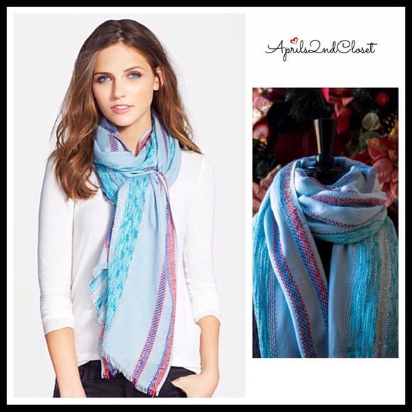 LUXE EMBELLISHED WRAP CAPE BLANKET SCARF - Picture 5 of 5